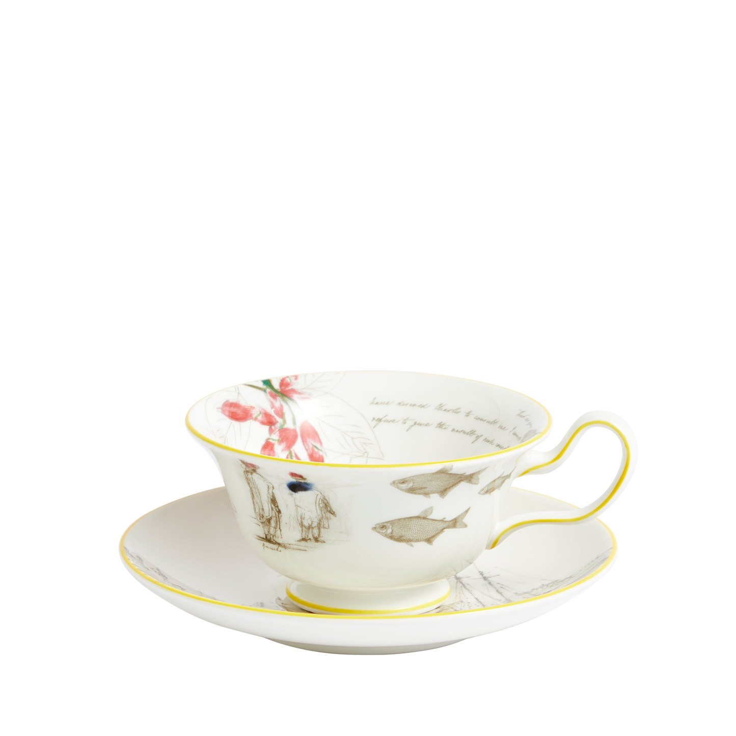 Darwin's Voyage of the Beagle: Uruguay - 3 piece tea set