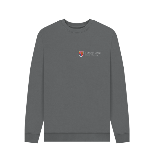 Slate Grey Printed Sweater Front