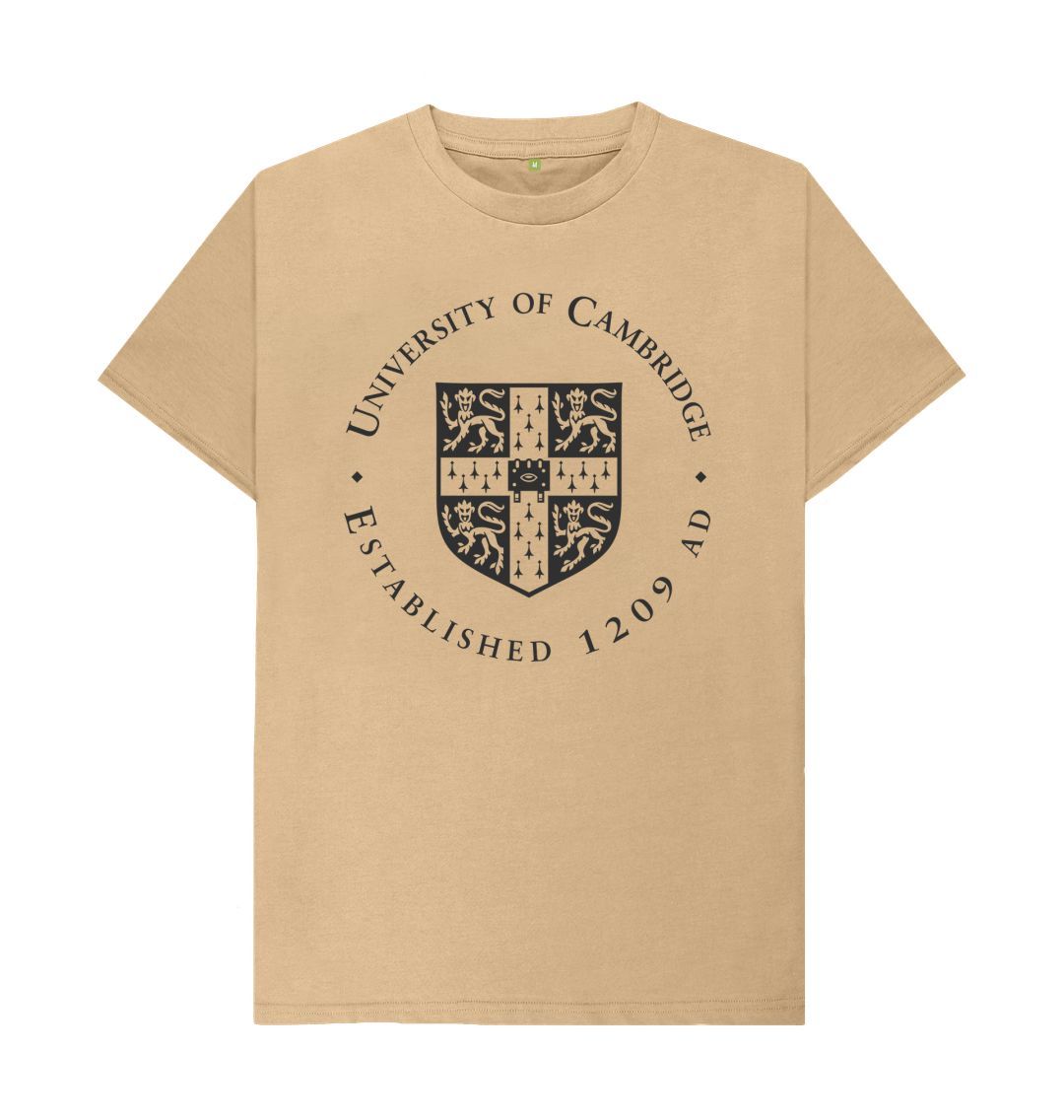 Sand Men's University of Cambridge Crew Neck Tee