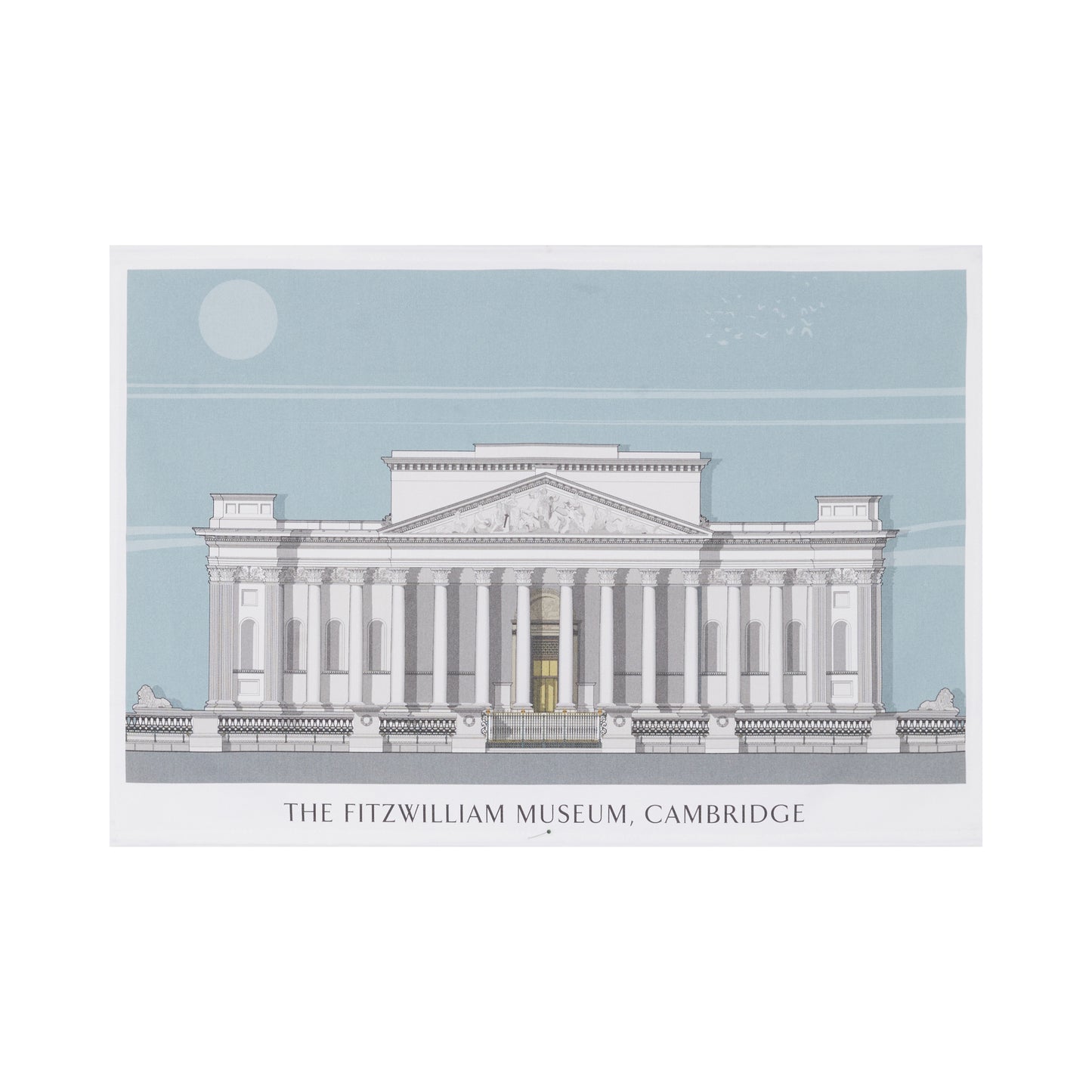 Fitzwilliam Portico - Tea towel