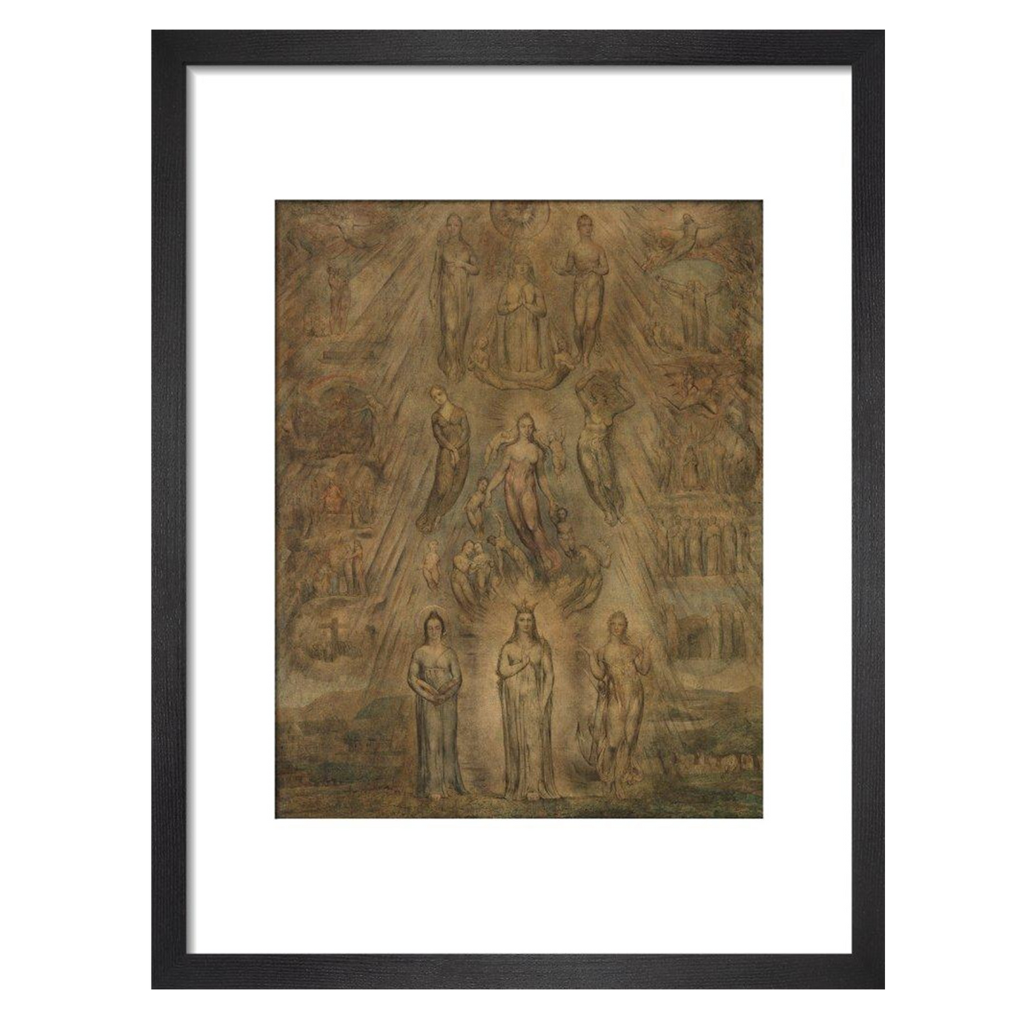 An Allegory of the Spiritual Condition of Man - Art print
