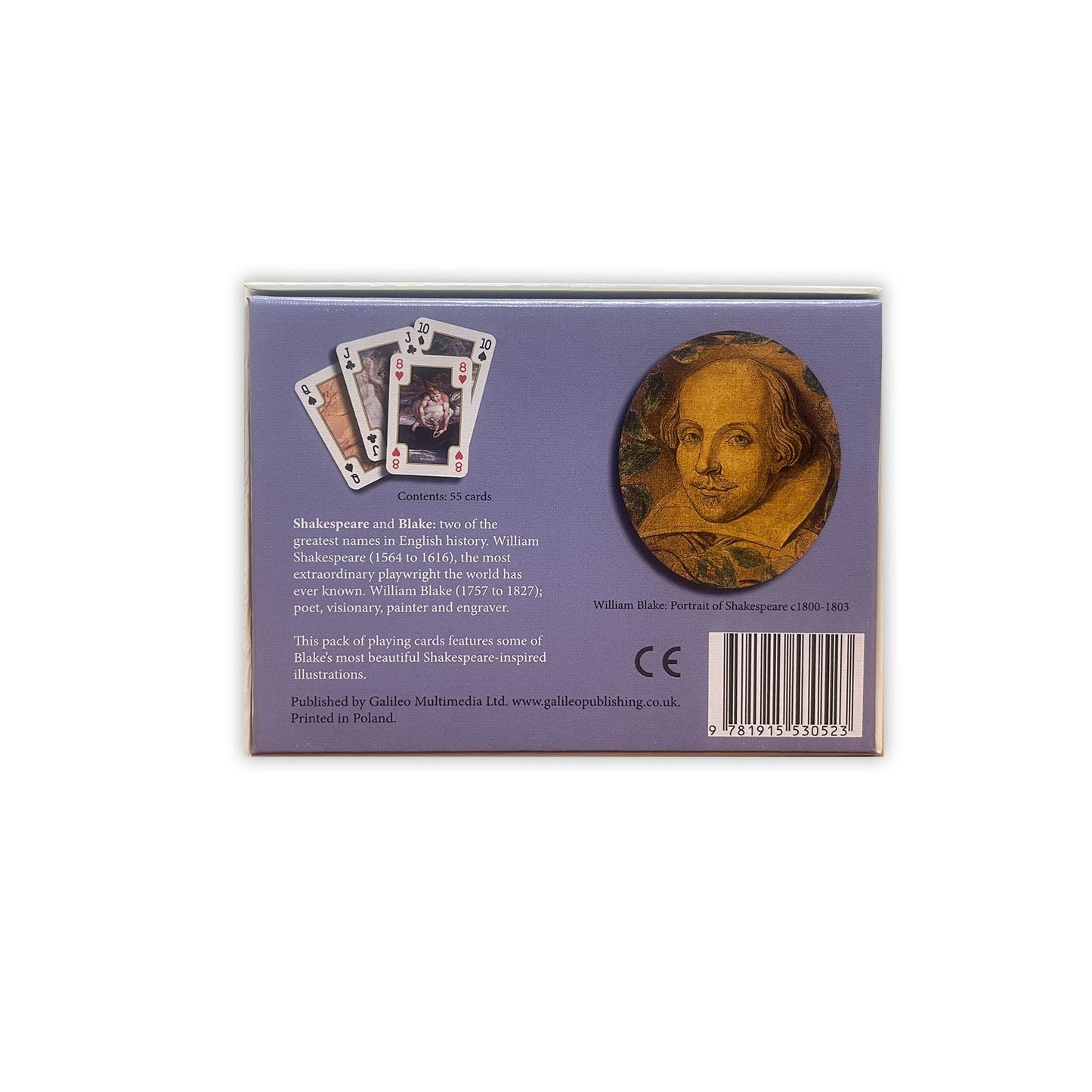 Shakespeare by William Blake - Playing cards