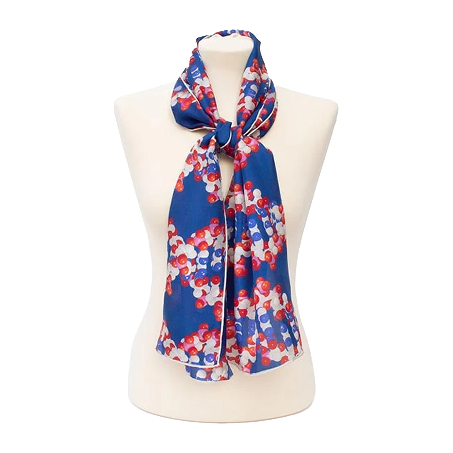 Double Helix - Habotai silk scarf
