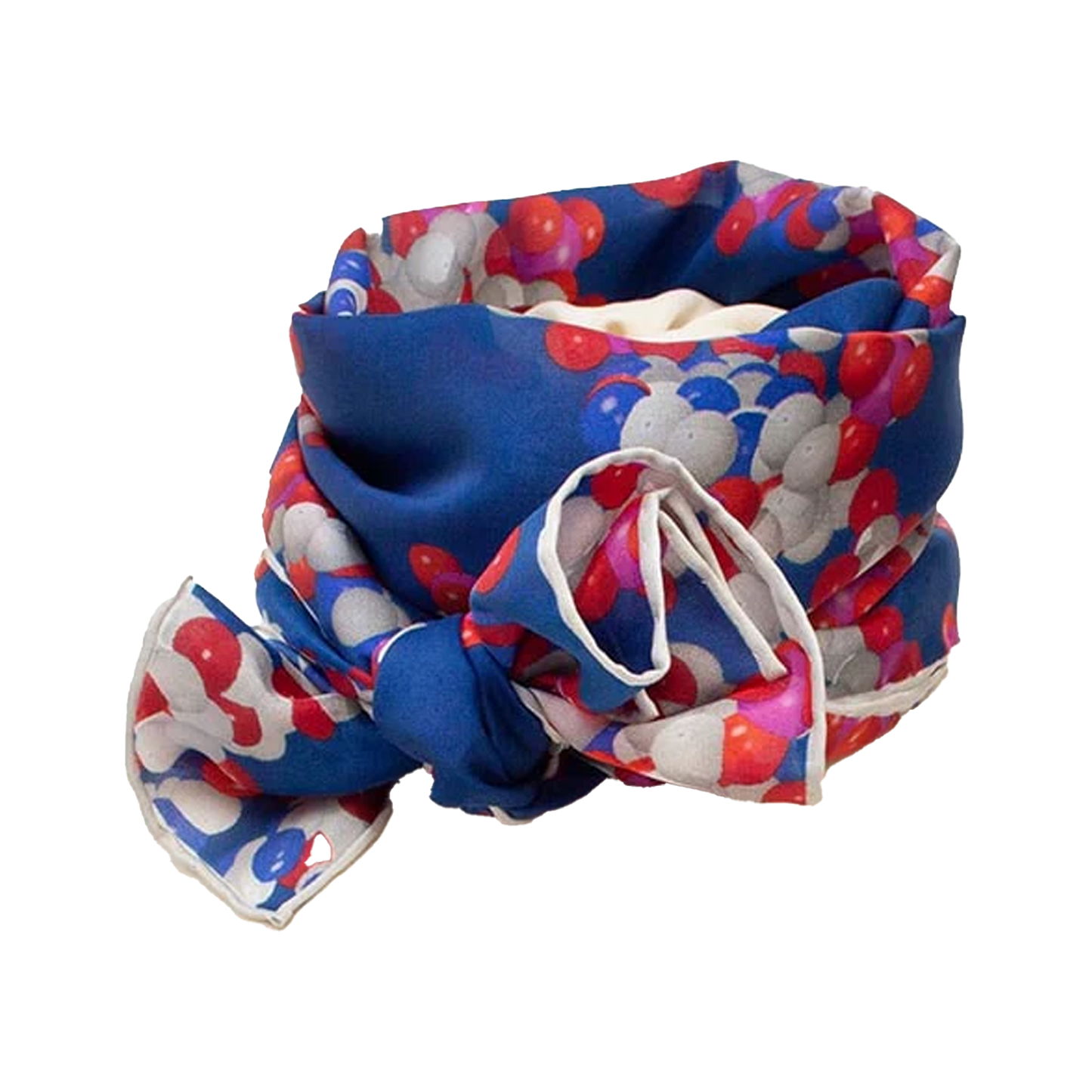 Double Helix - Habotai silk scarf