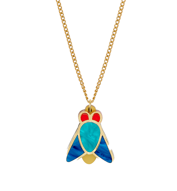 Ancient Fly - Pendant necklace