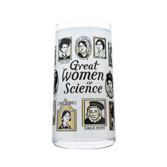 Great Women in Science - Glass Tumbler