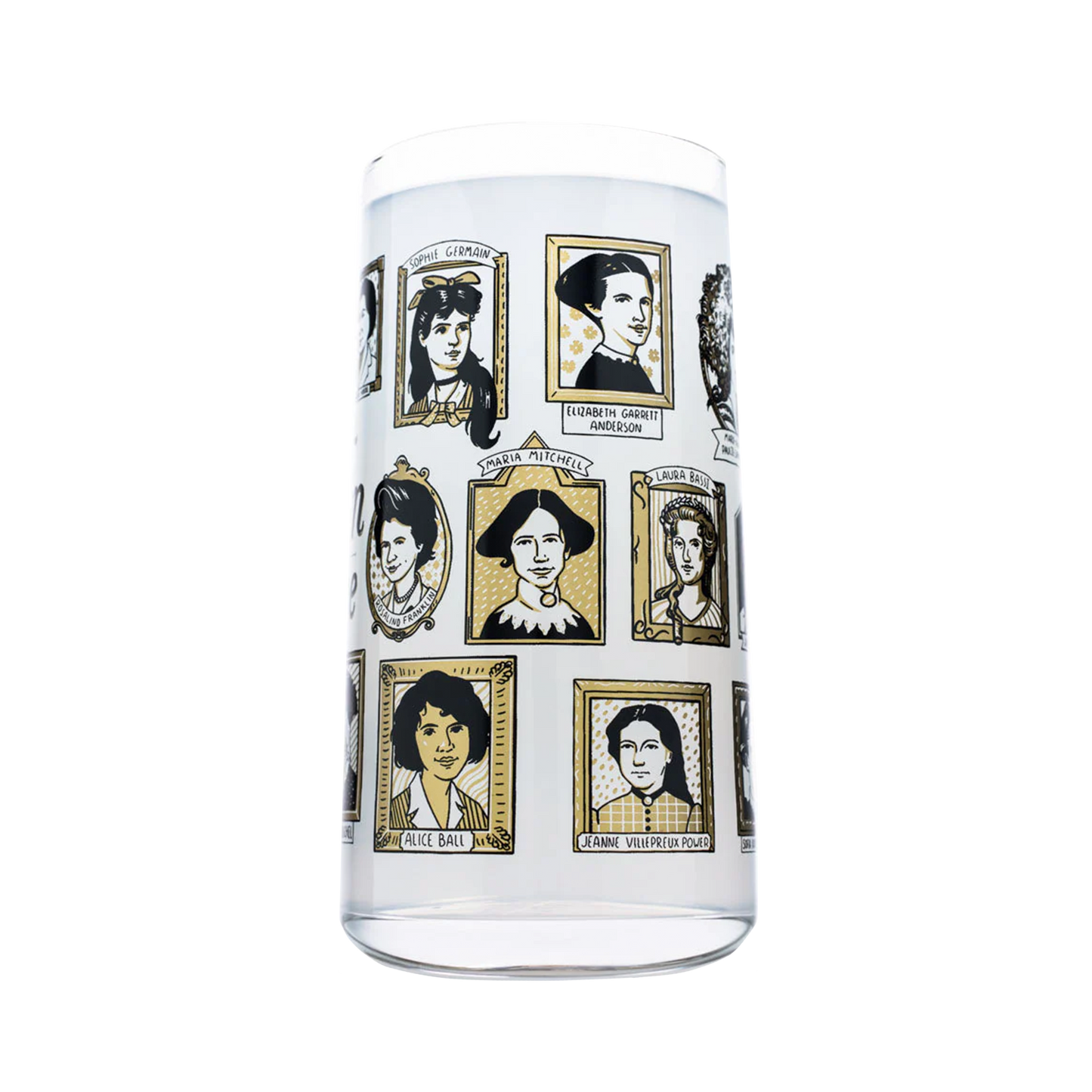 Great Women in Science - Glass Tumbler