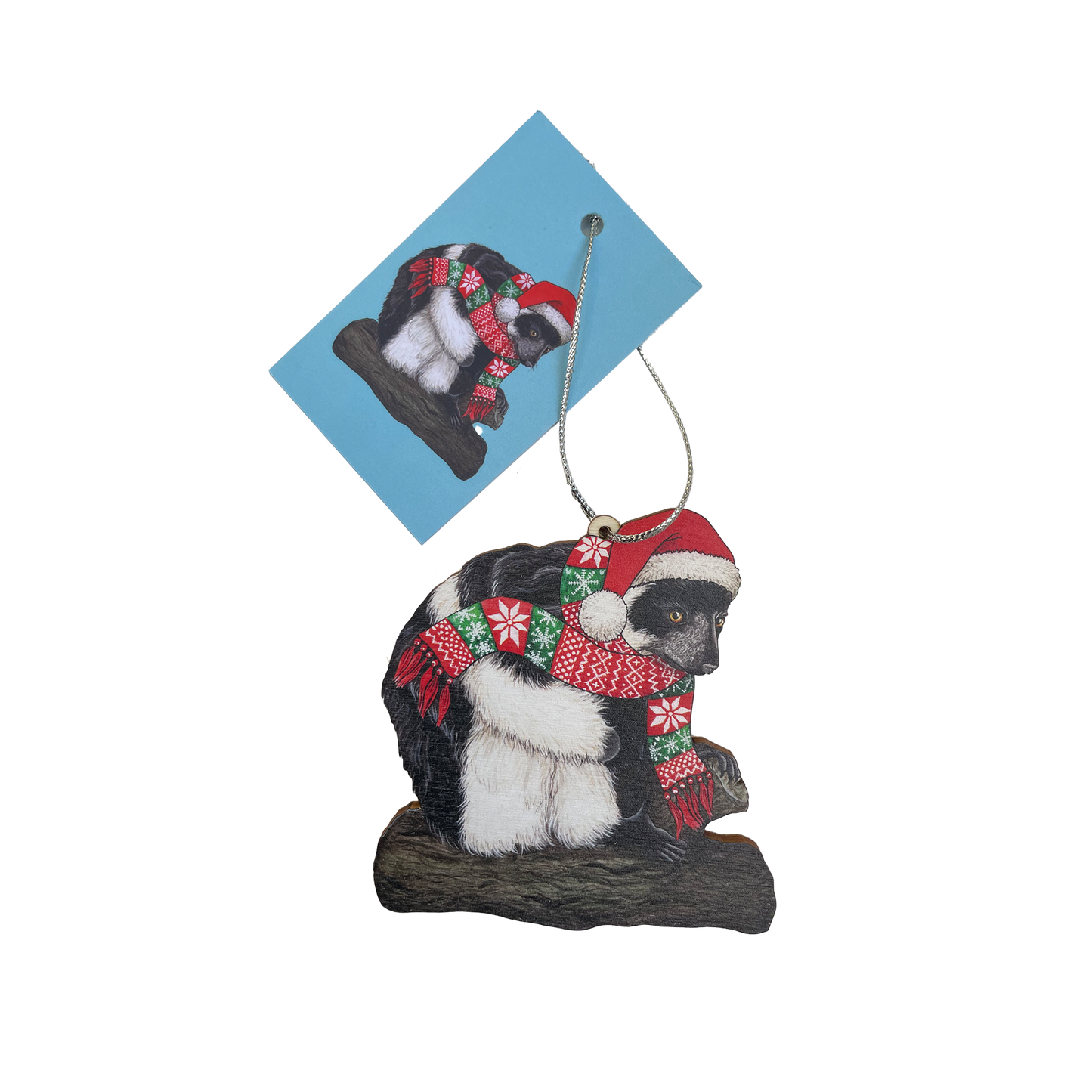 Festive Lemur - Christmas decoration
