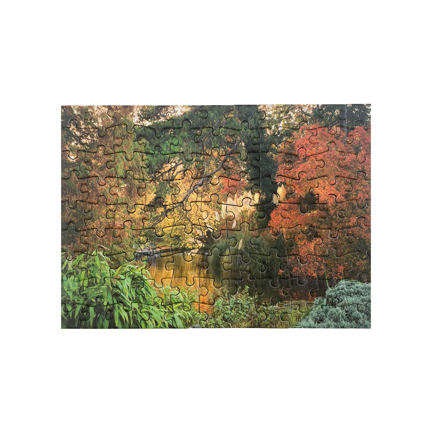 Autumn Colour by the Lake - 99 pc mini tube jigsaw