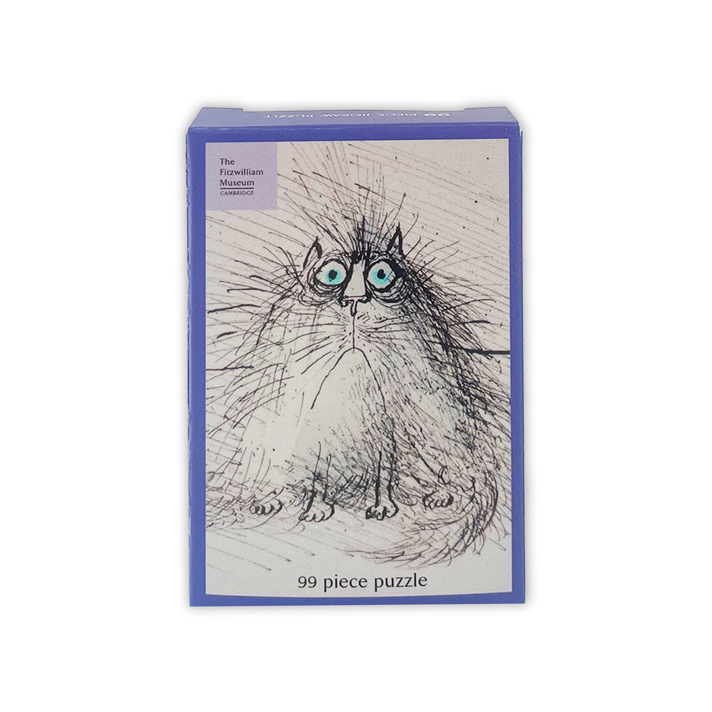 Grumpy Cat by Ronald Searle - Mini jigsaw puzzle