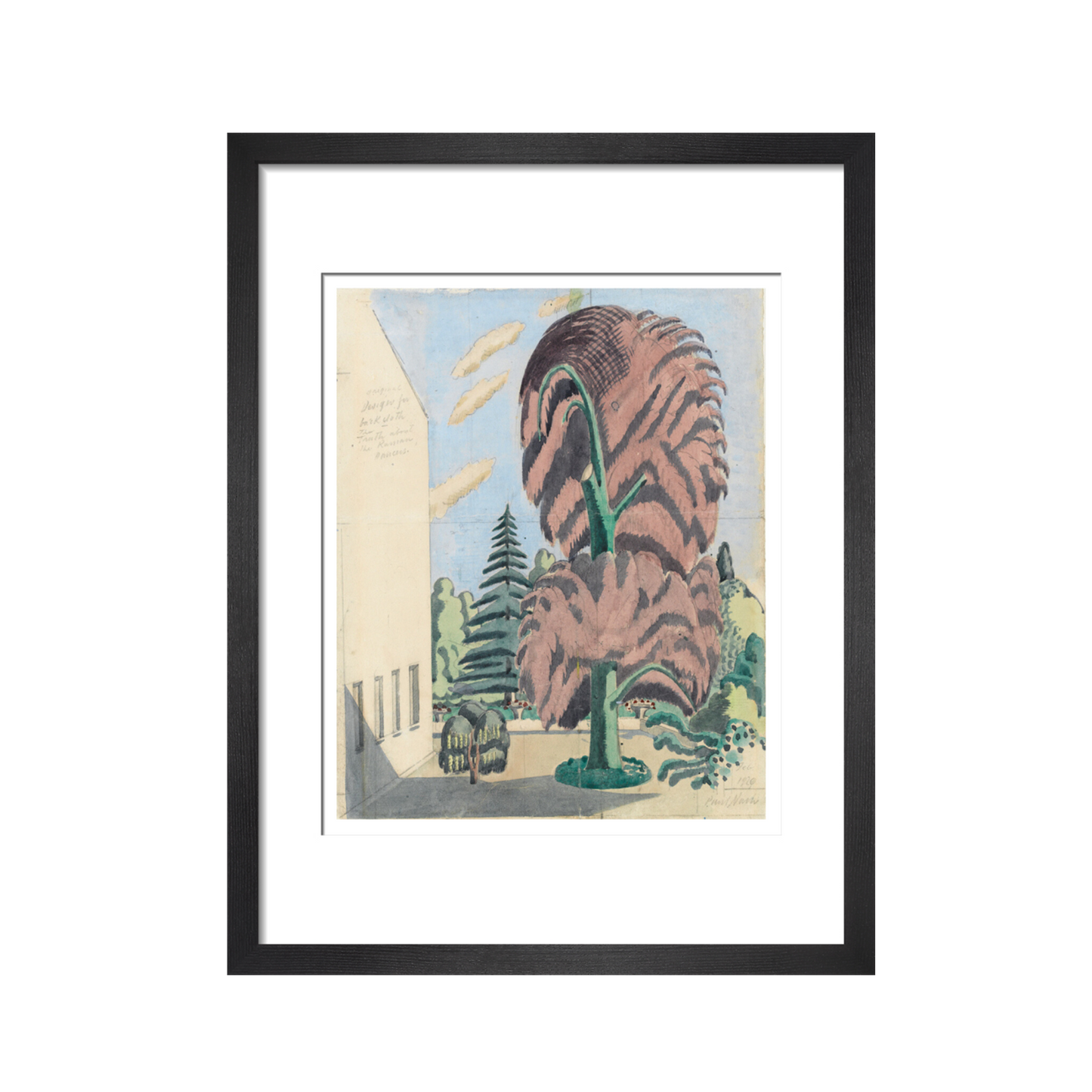 Design for backcloth, The Truth about the Russian Dancers - Art Print
