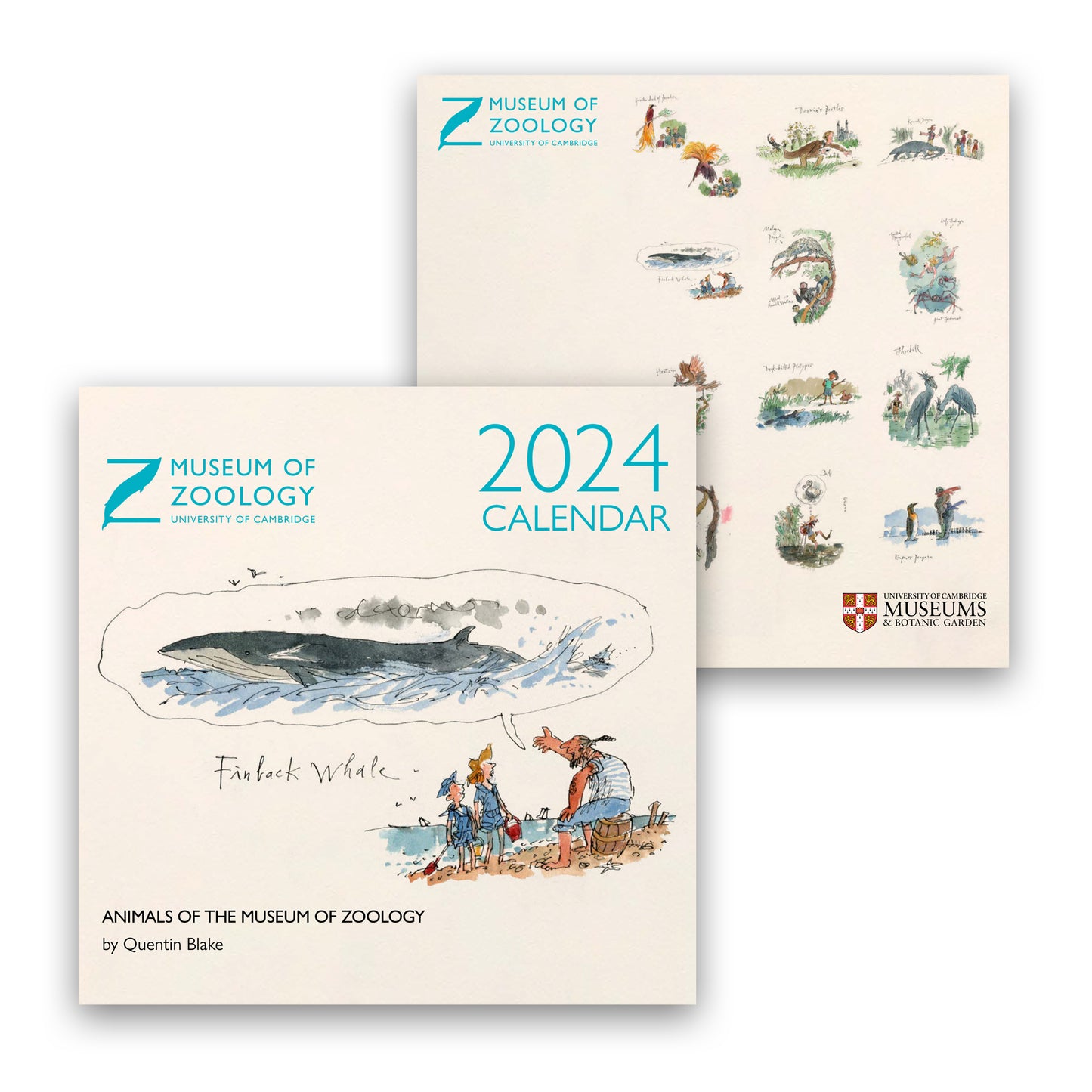 Quentin Blake's Animals - Mini calendar 2024