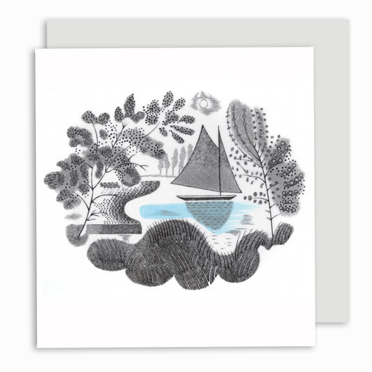 Sailing Boat from 'Travel' series - Greeting card