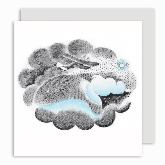 Aeroplane from 'Travel' series - Greeting card