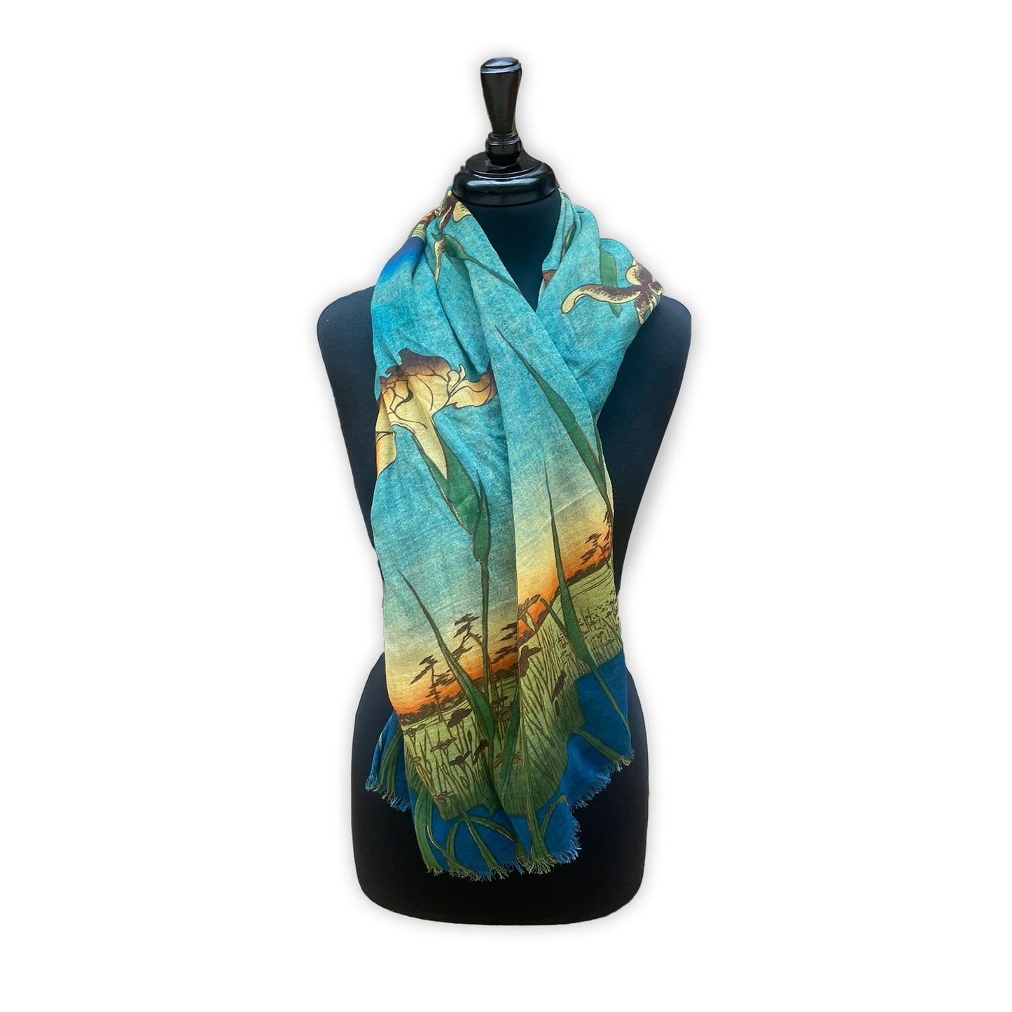 Iris Garden at Horikiri - Scarf