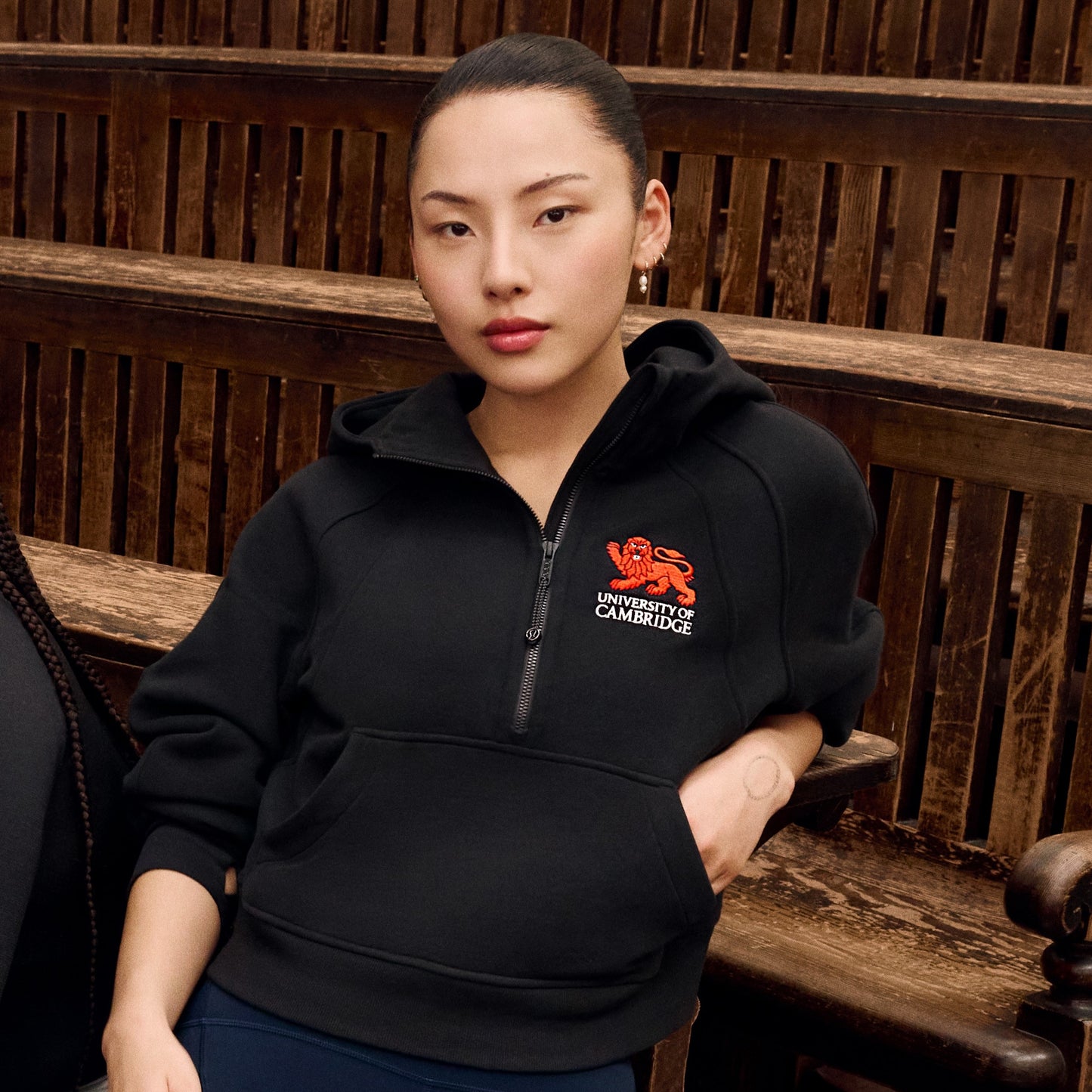 Red Lion x lululemon Embroidered Scuba Oversized Half-Zip Hoodie Womens