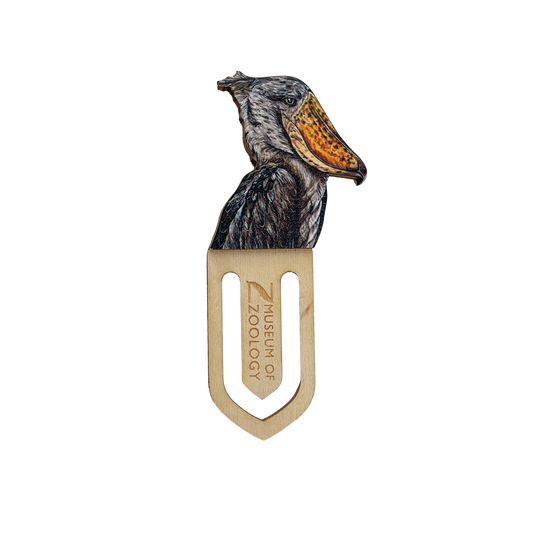 Shoebill - Wooden bookmark