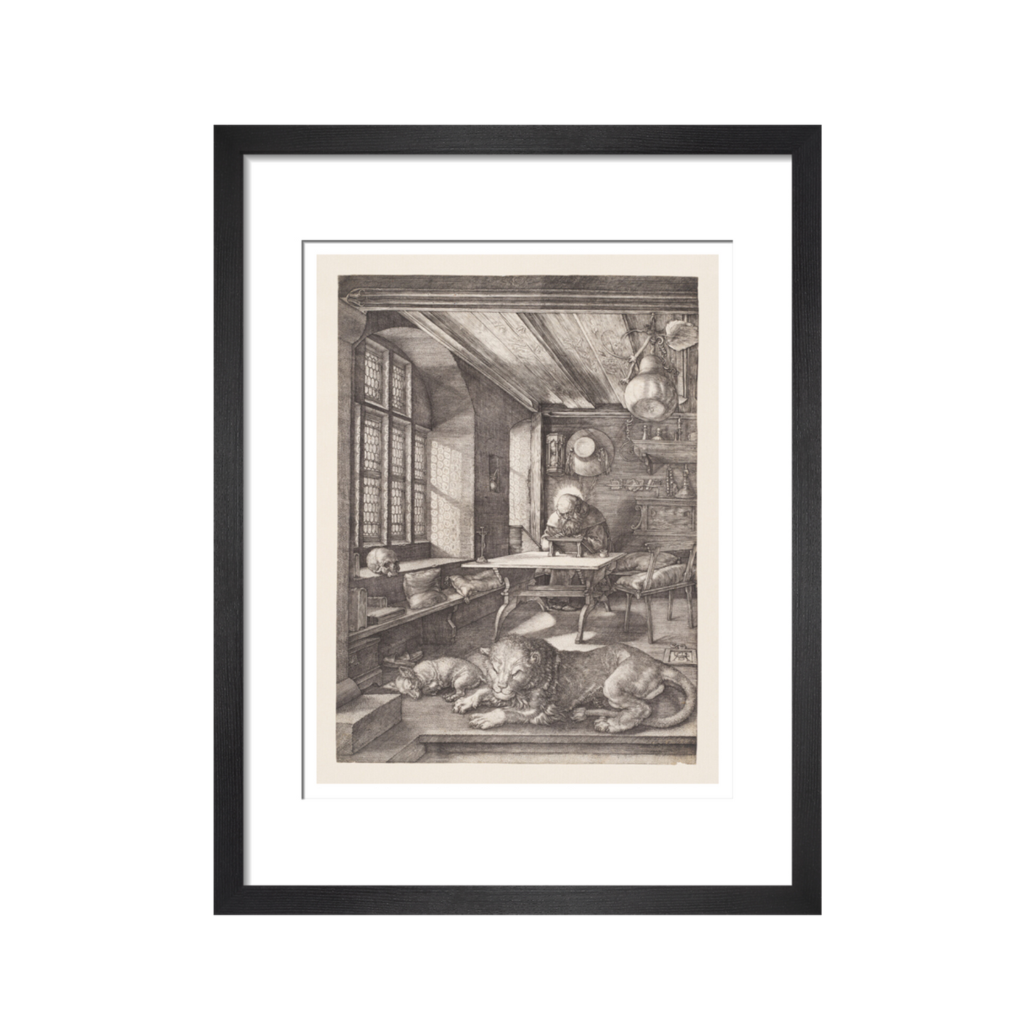 St Jerome in His Study - Art Print