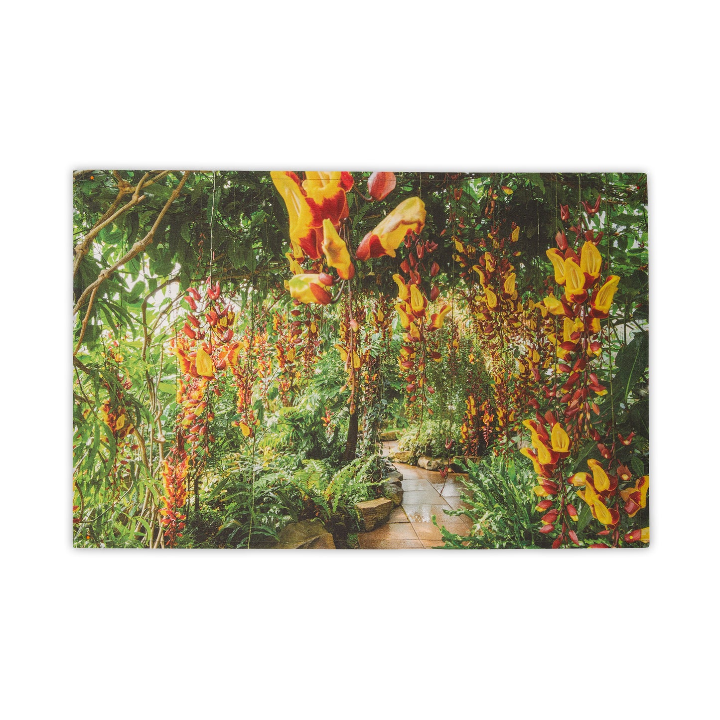 Thunbergia mysorensis - Tea towel