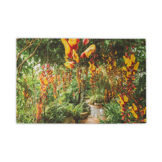 Thunbergia mysorensis - Tea towel