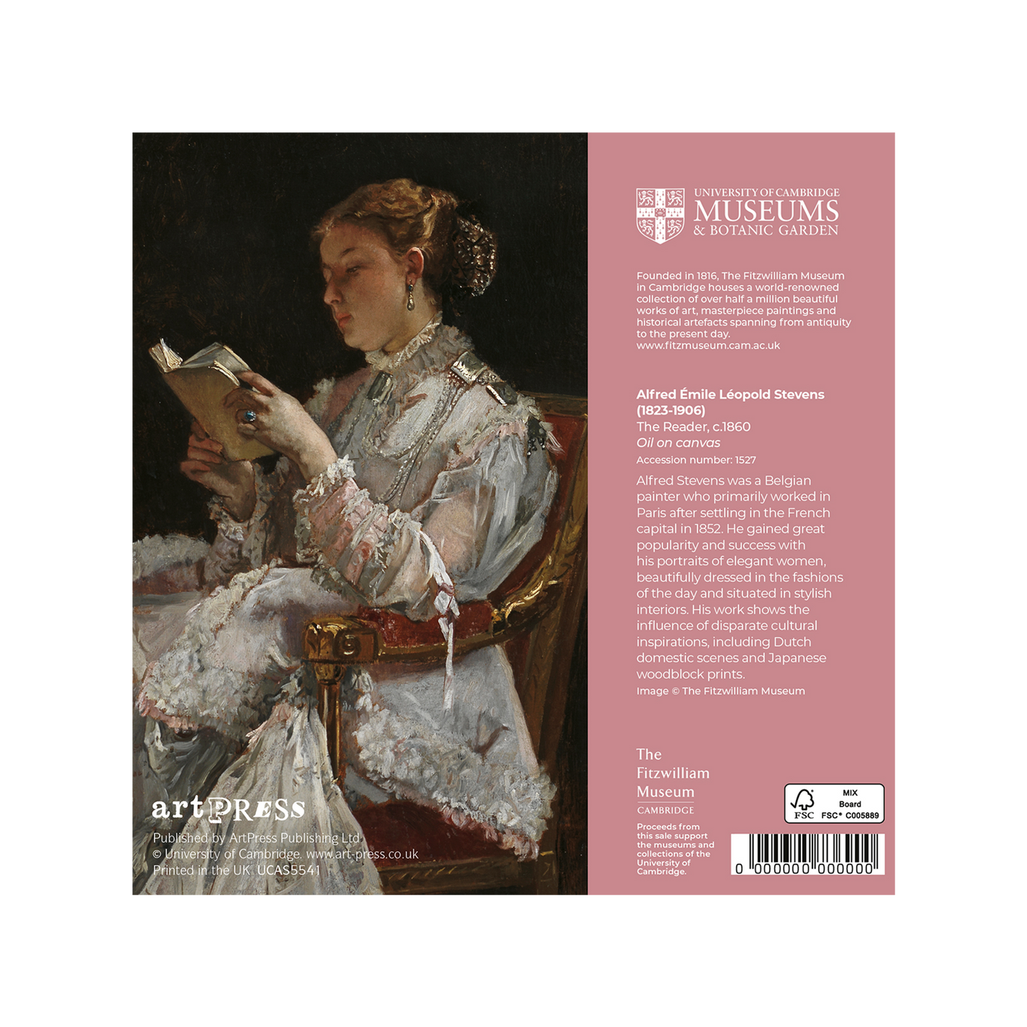 The Reader - Greeting card