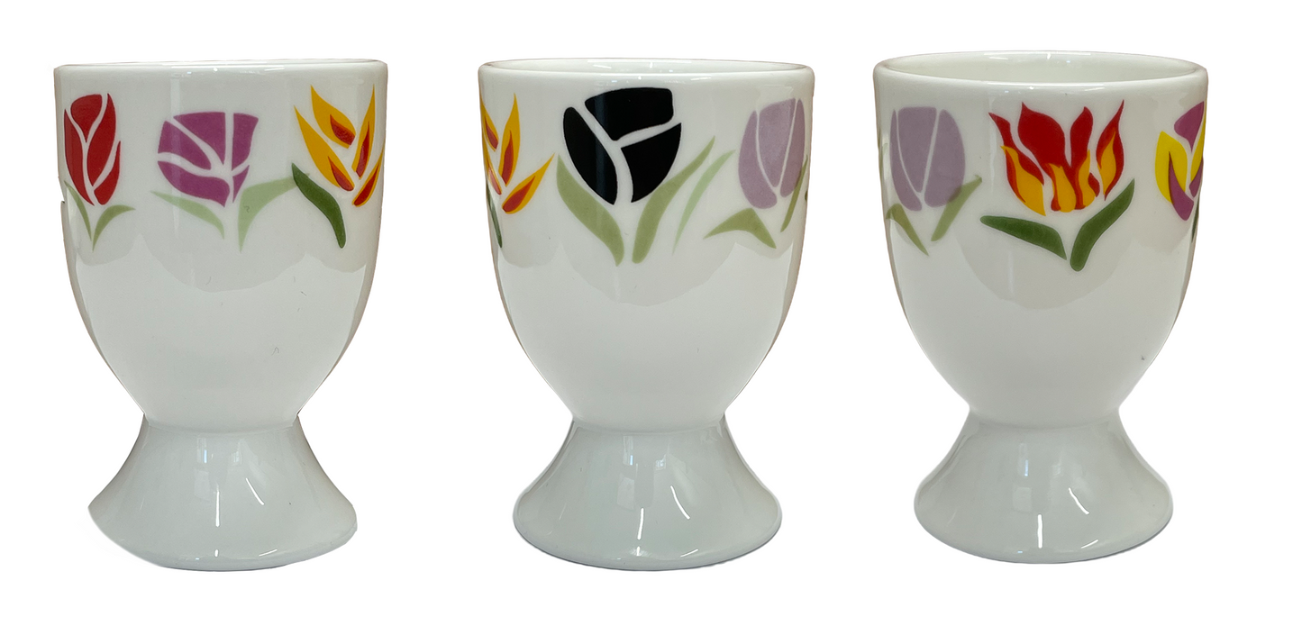 Tulips - Bone china egg cup
