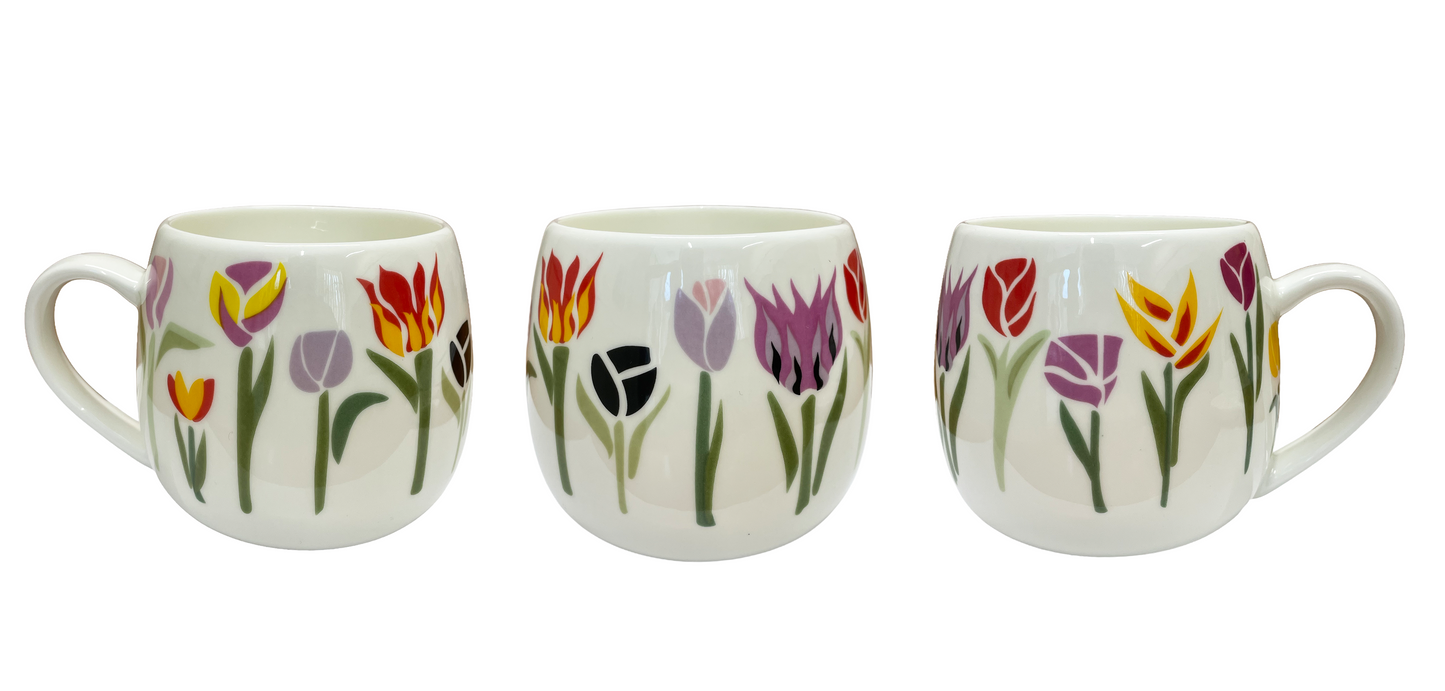 Tulips - Bone china mug