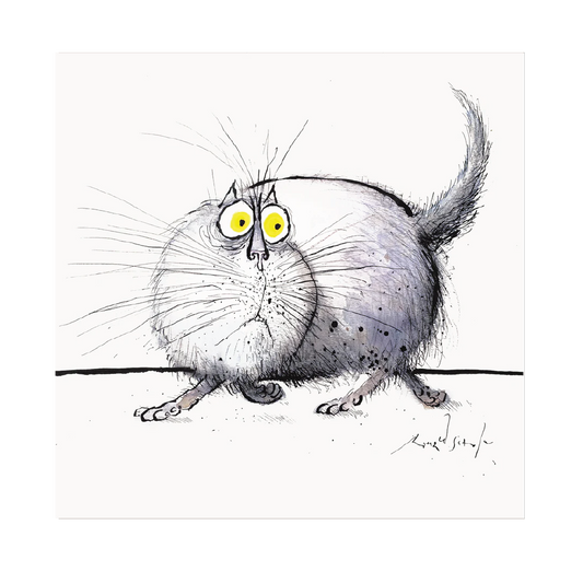 Vegetarian Cat - Greeting Card