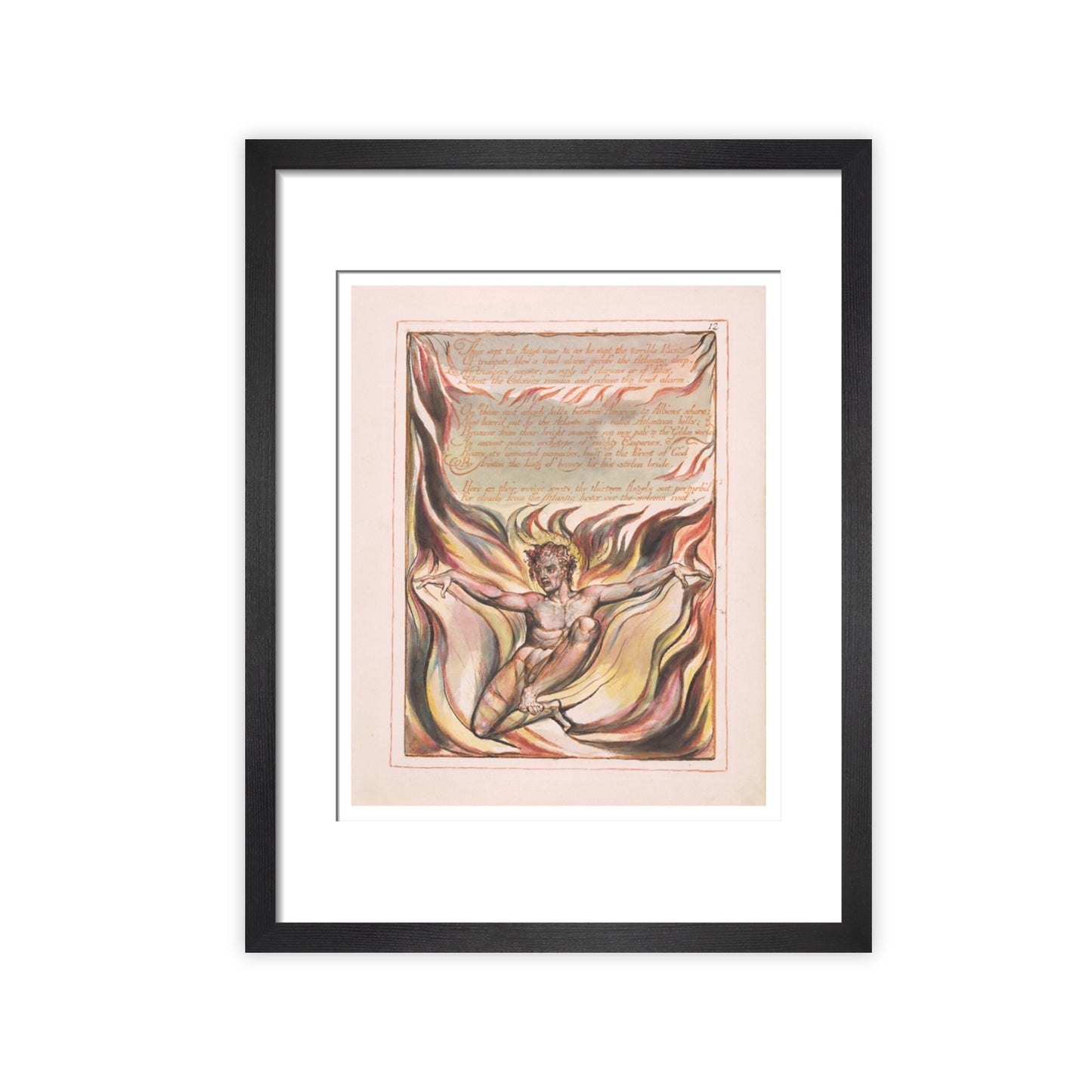 Thus wept the Angel voice - Art print