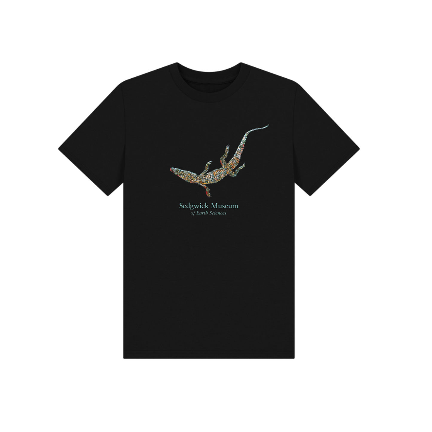 Crocodile on Black - Children's T-shirt