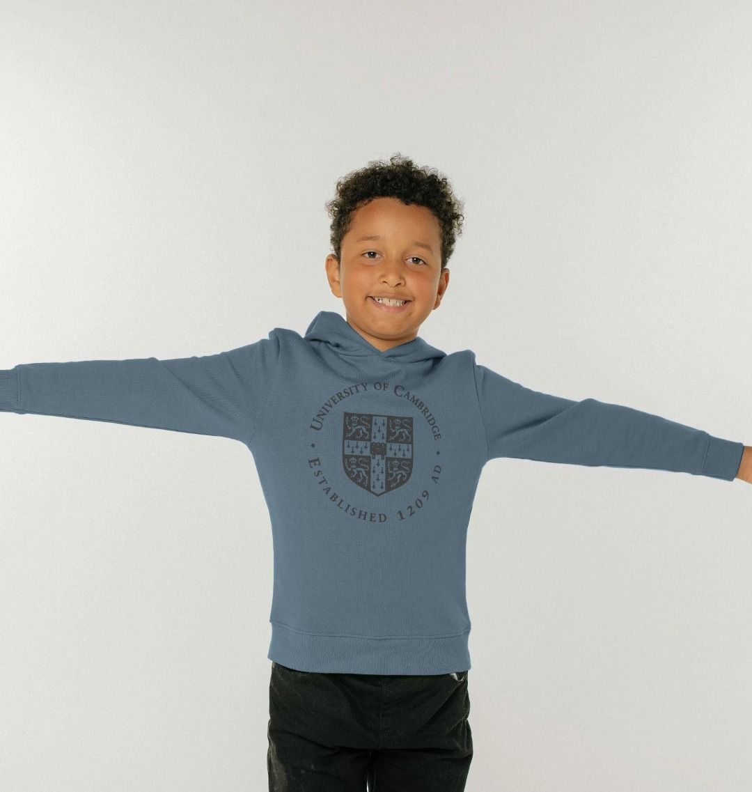 Kids University of Cambridge Hoodie, Large Shield