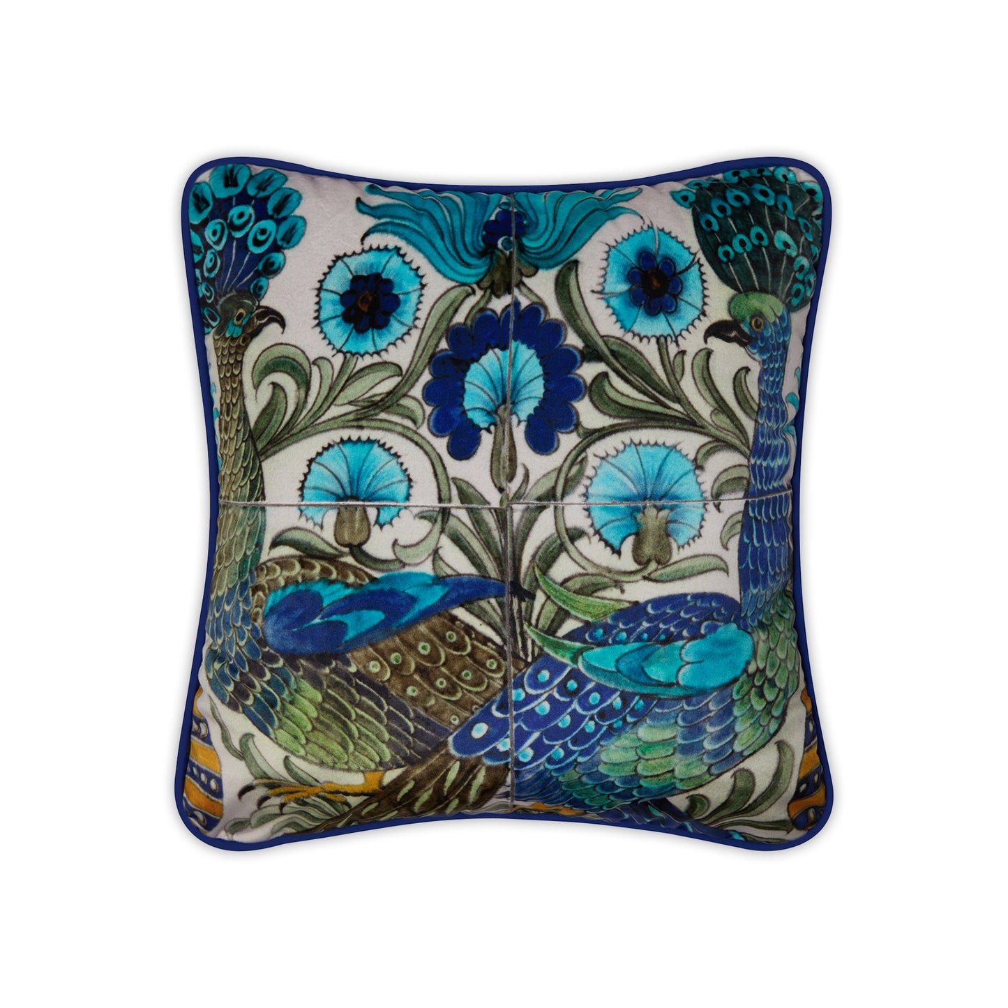 Peacock Tiles - Cushion