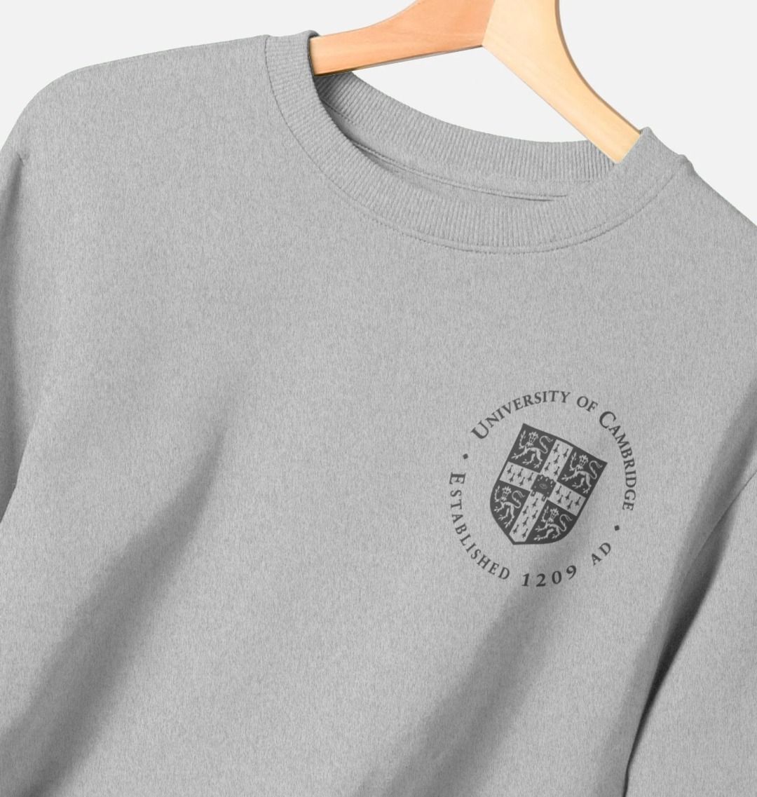 University of Cambridge Crew Neck Sweater, Small Shield