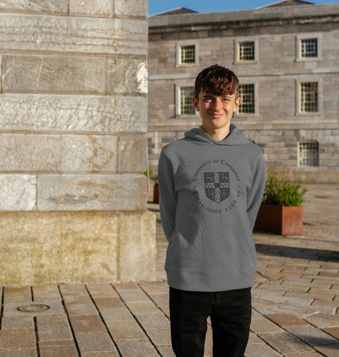 Kids University of Cambridge Hoodie, Large Shield