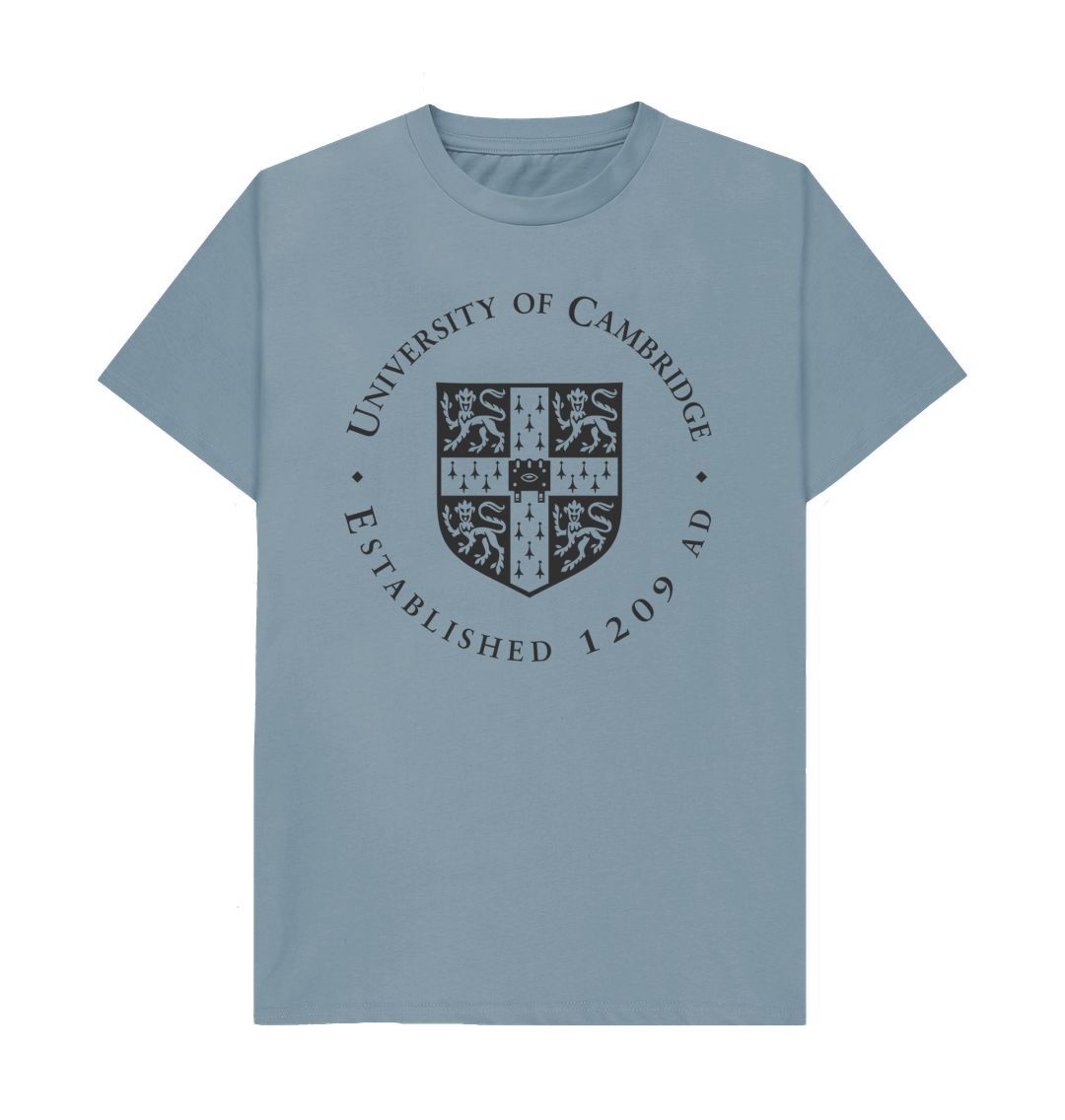 Stone Blue Men's University of Cambridge Crew Neck Tee