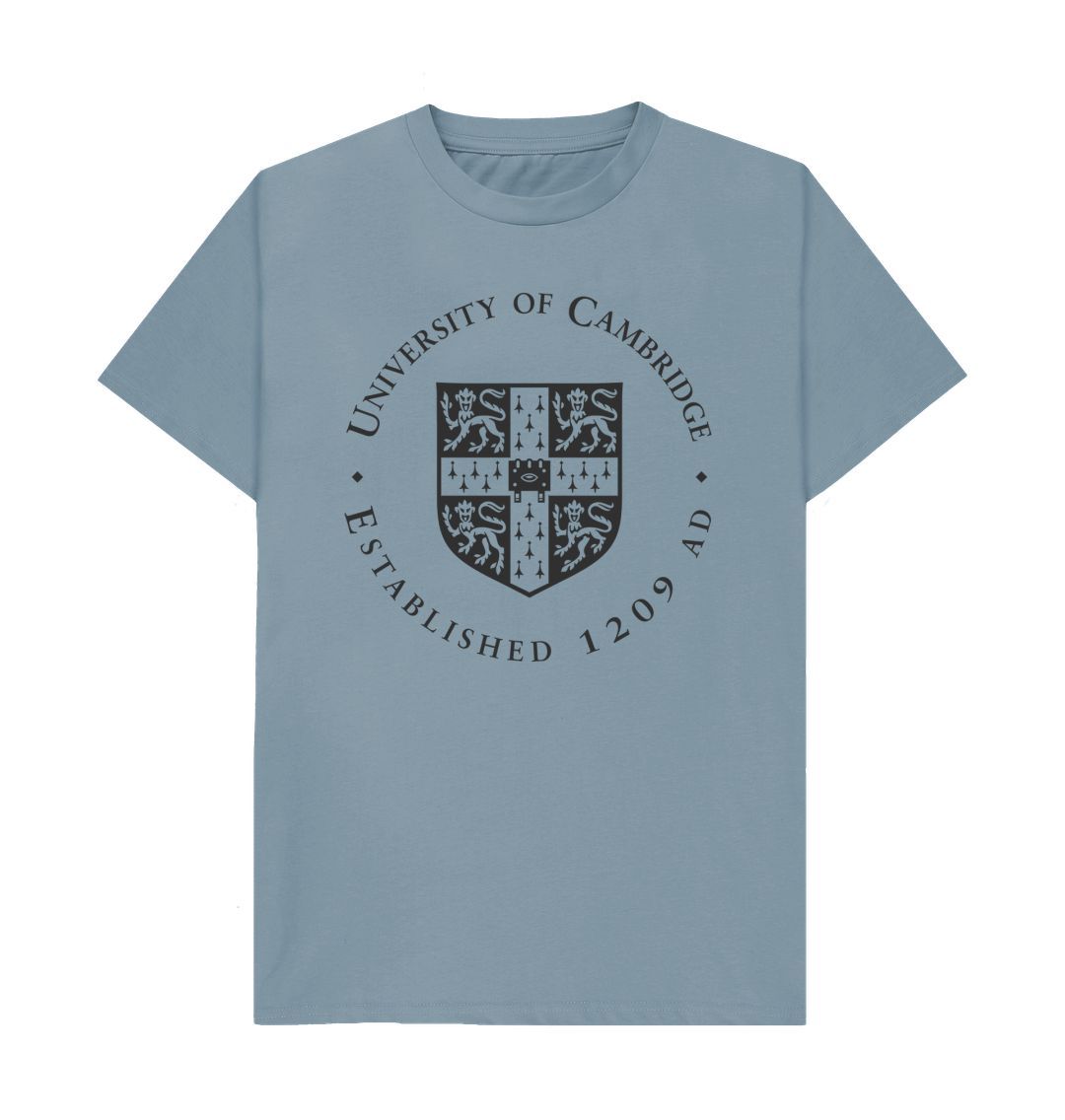 Stone Blue Men's University of Cambridge Crew Neck Tee