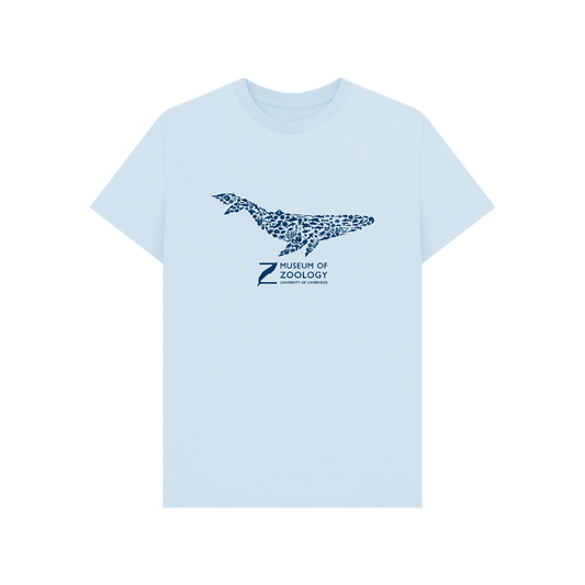 Whale Collage on Sky Blue - T-shirt