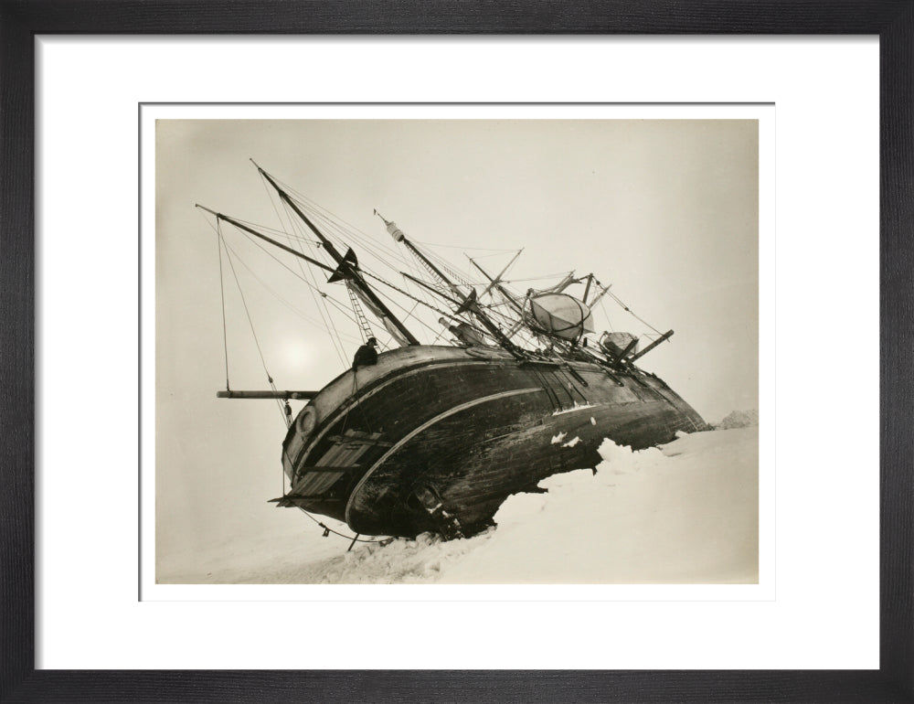 "Endurance" caught in a pressure crack, October, 1915