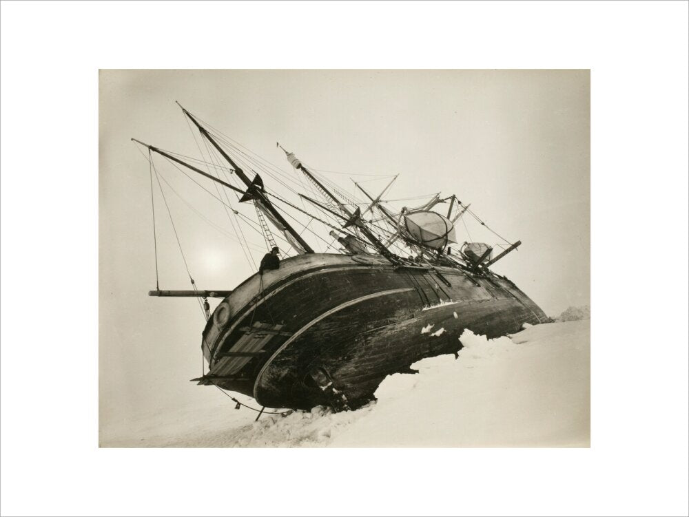 "Endurance" caught in a pressure crack, October, 1915