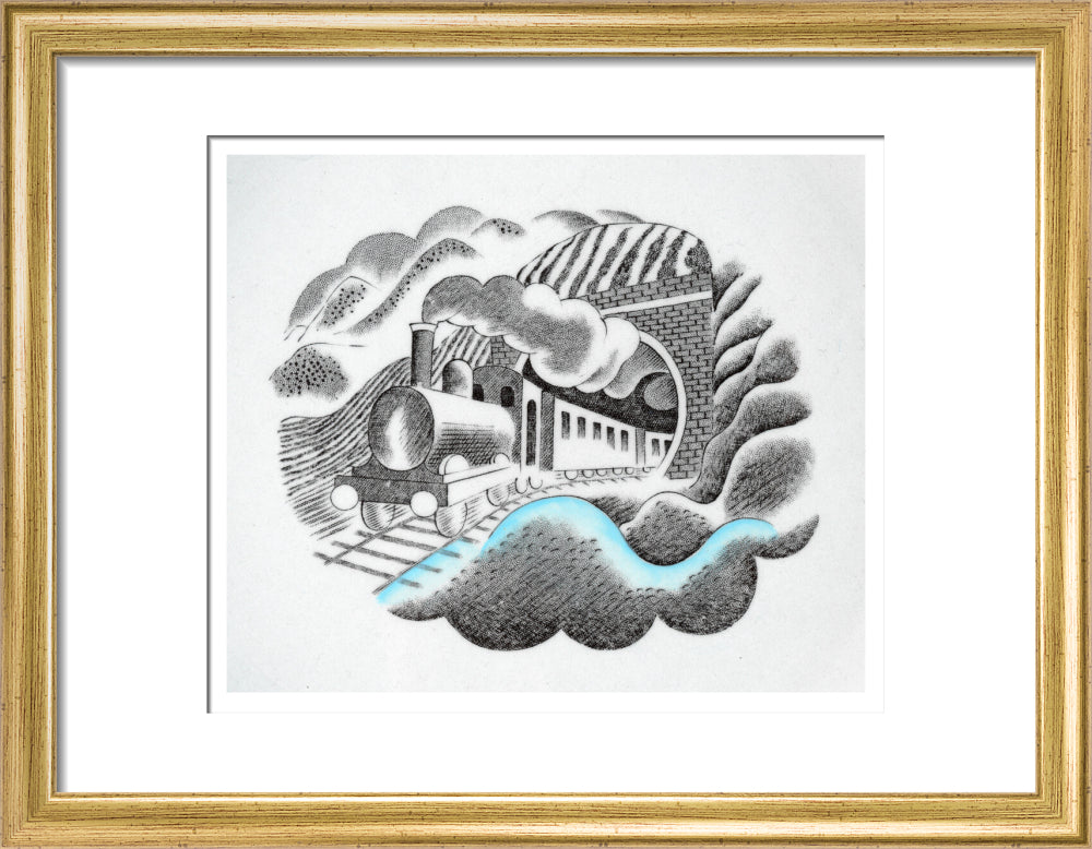 Train from 'Travel' series - Art print