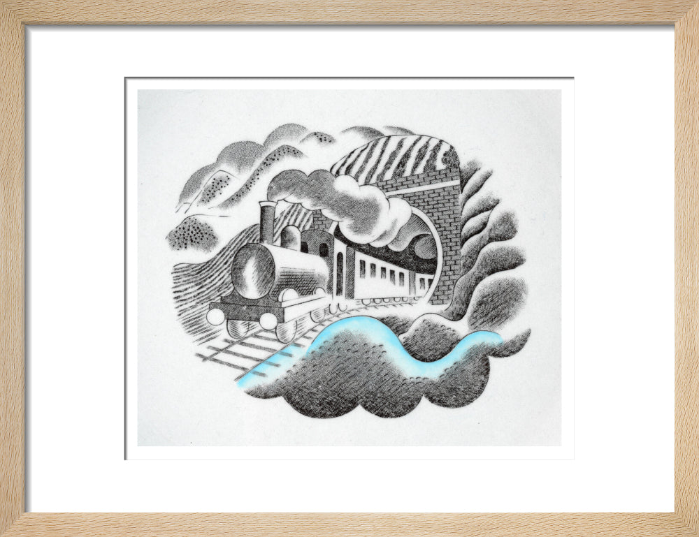 Train from 'Travel' series - Art print