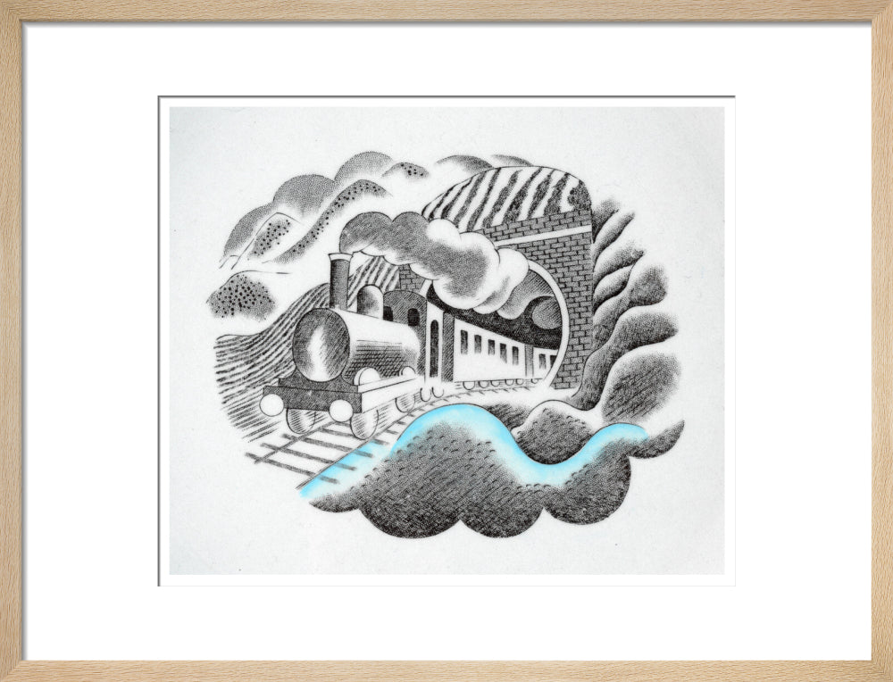 Train from 'Travel' series - Art print