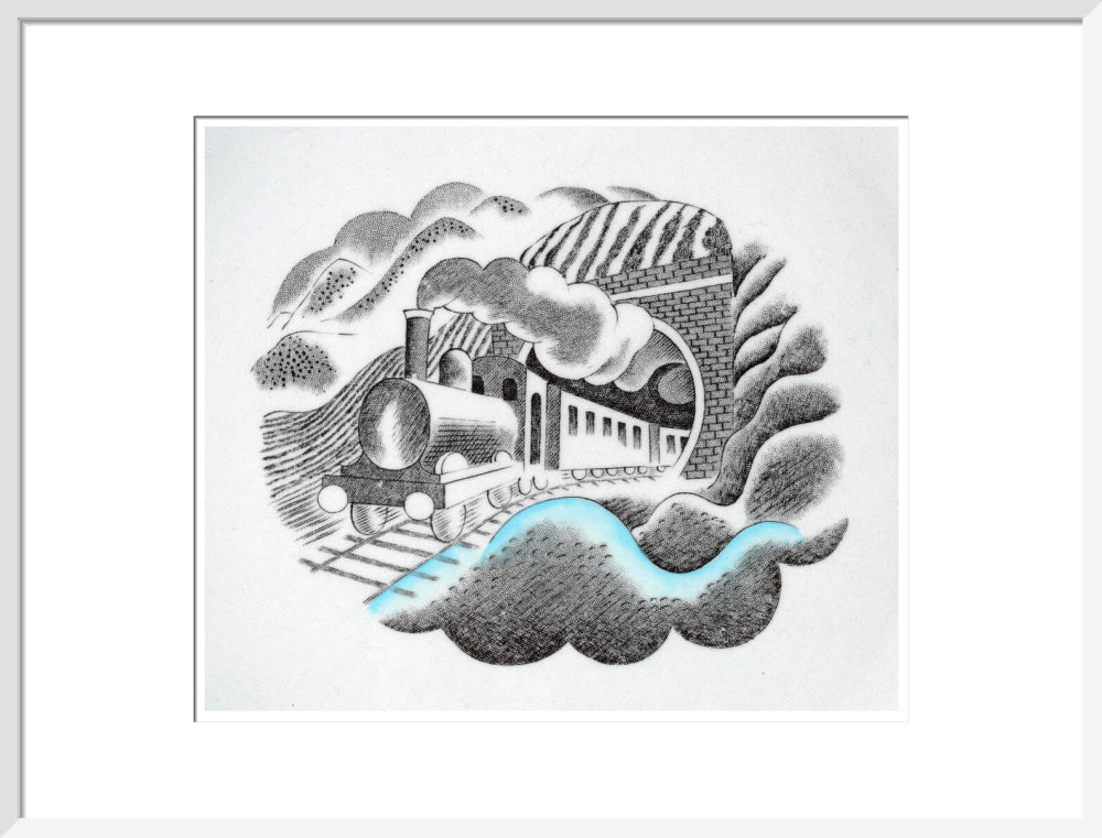 Train from 'Travel' series - Art print