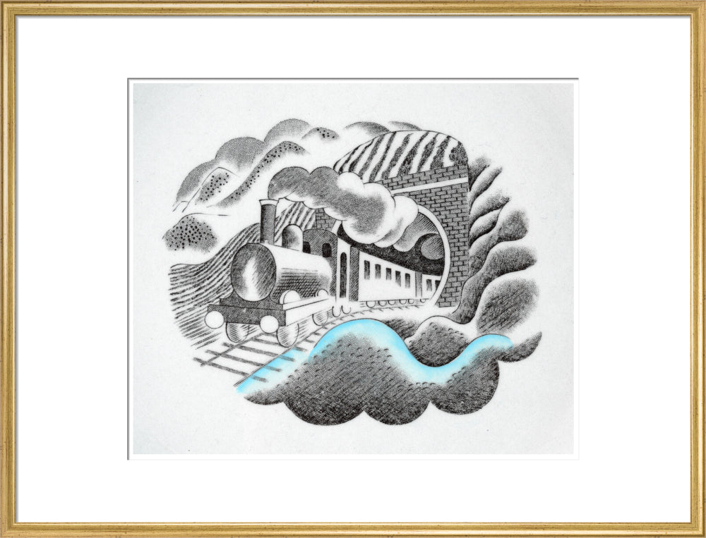 Train from 'Travel' series - Art print