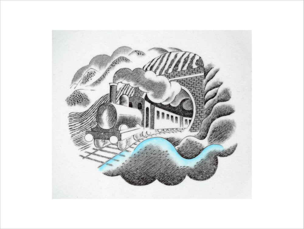 Train from 'Travel' series - Art print