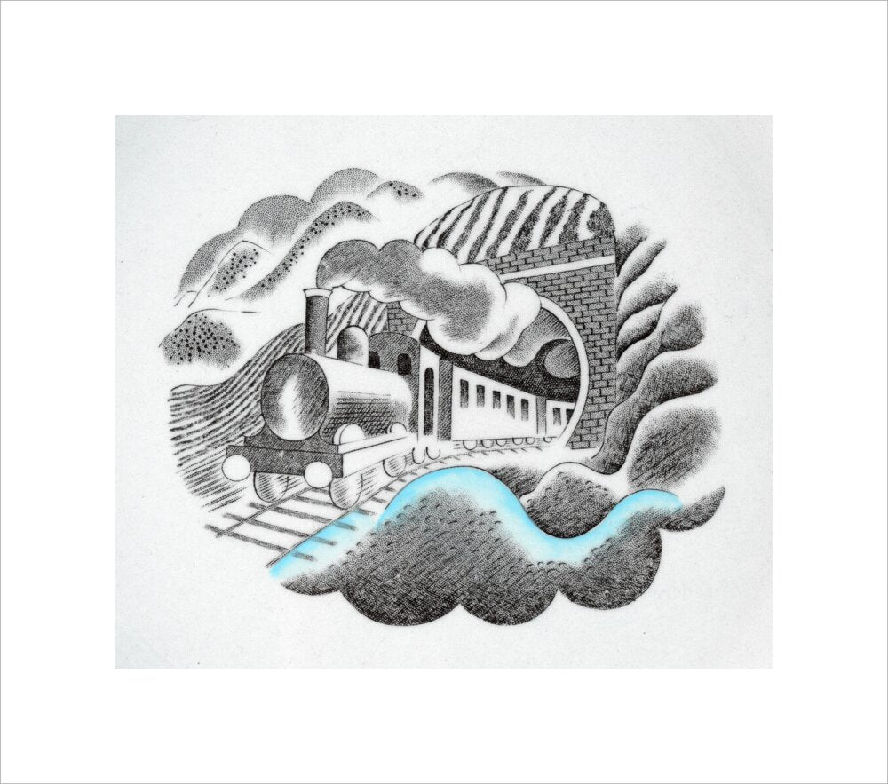 Train from 'Travel' series - Art print