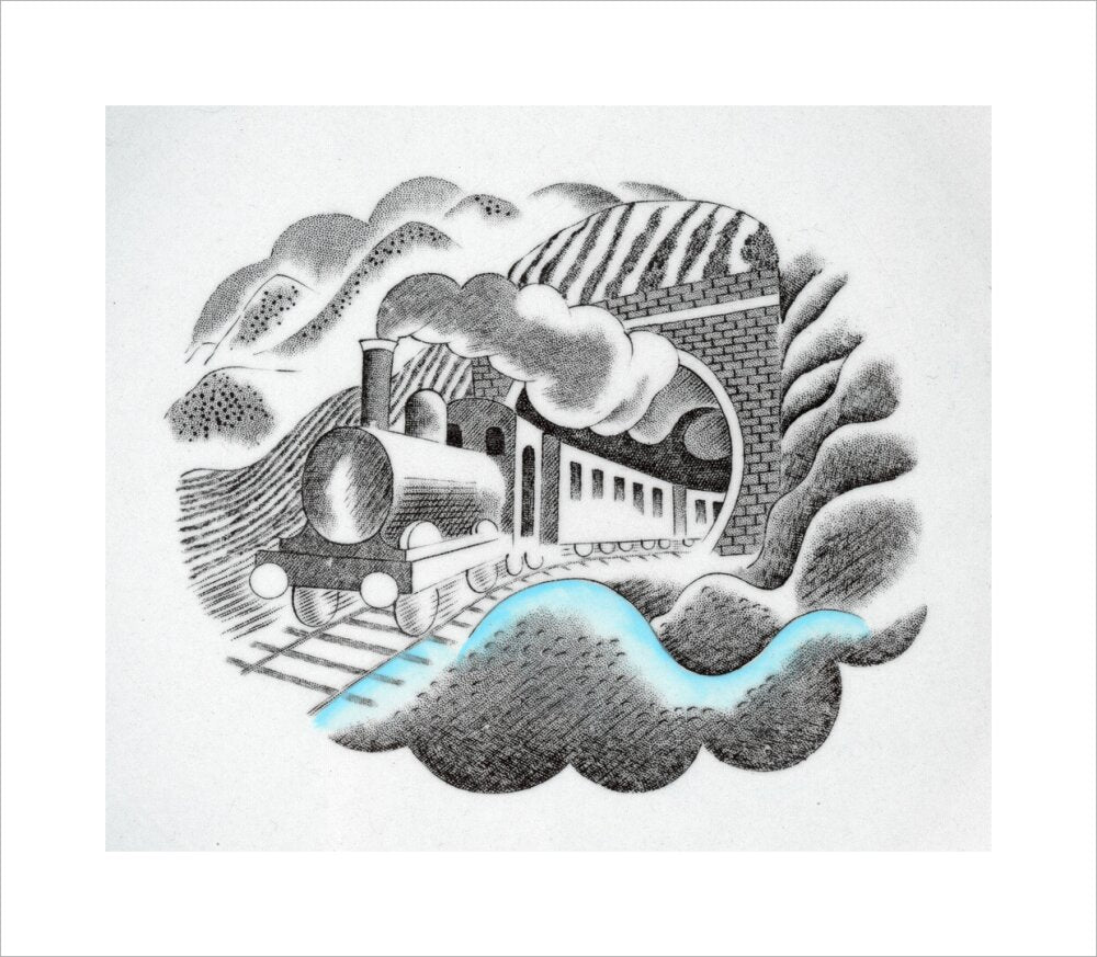 Train from 'Travel' series - Art print