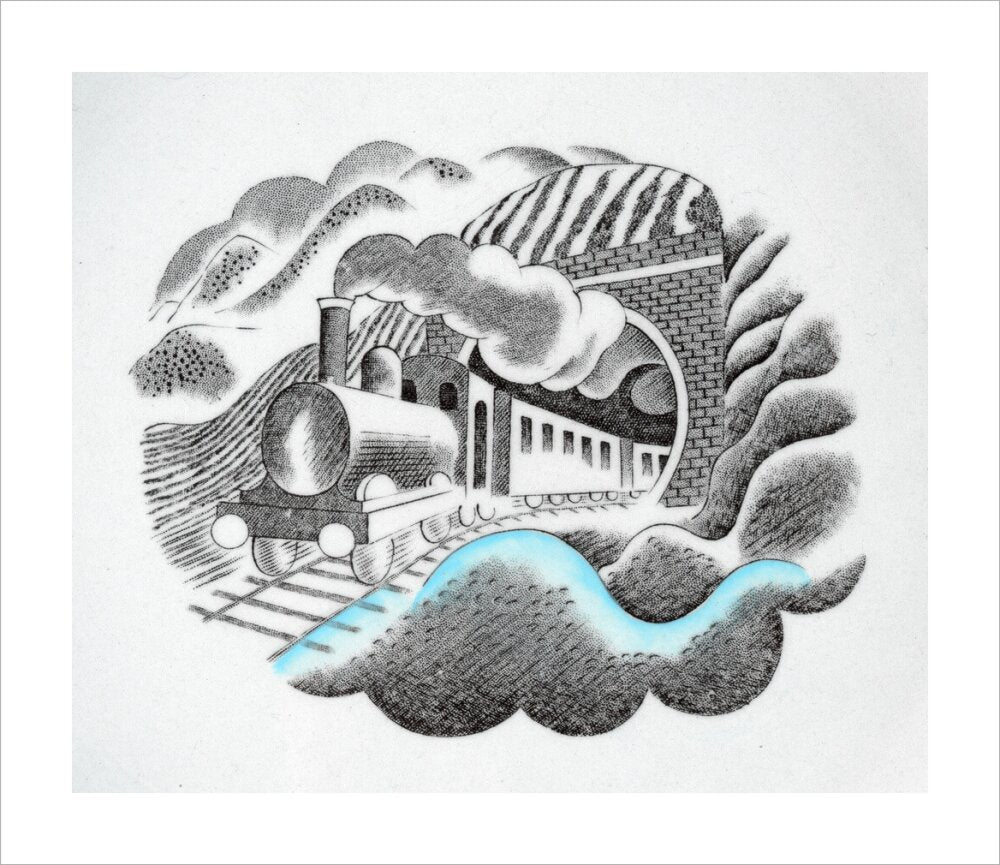 Train from 'Travel' series - Art print