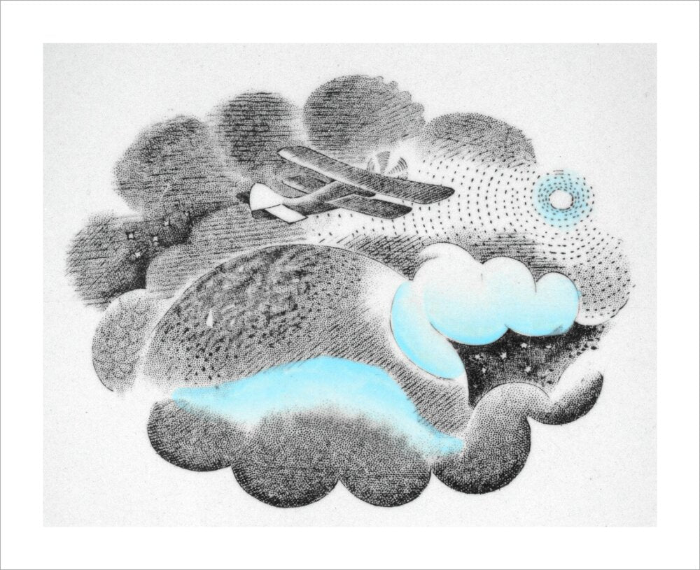 Aeroplane from 'Travel' series - Art print