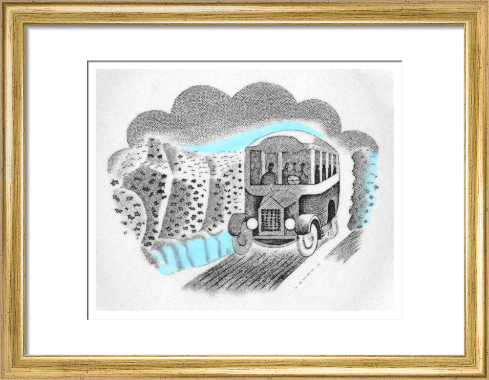 Bus from 'Travel' series - Art print